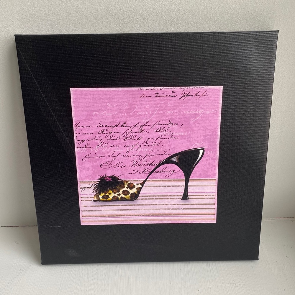 High heel picture frame